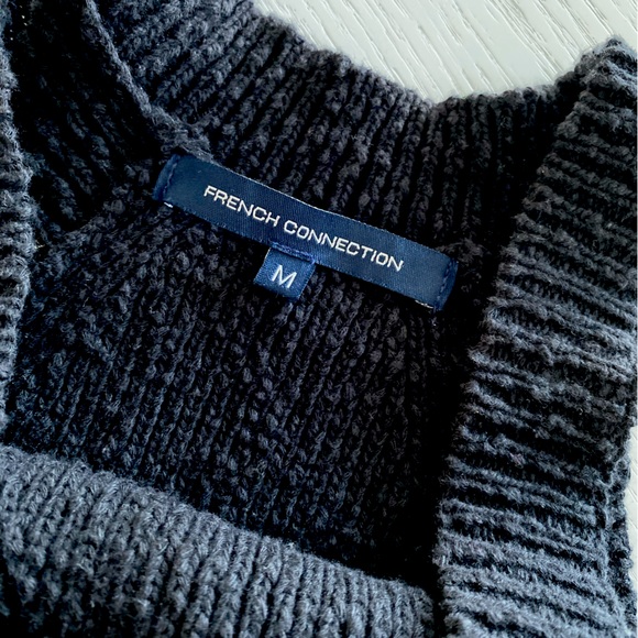 🌼 French Connection - Black Knit Top 🌼 - Picture 2 of 6